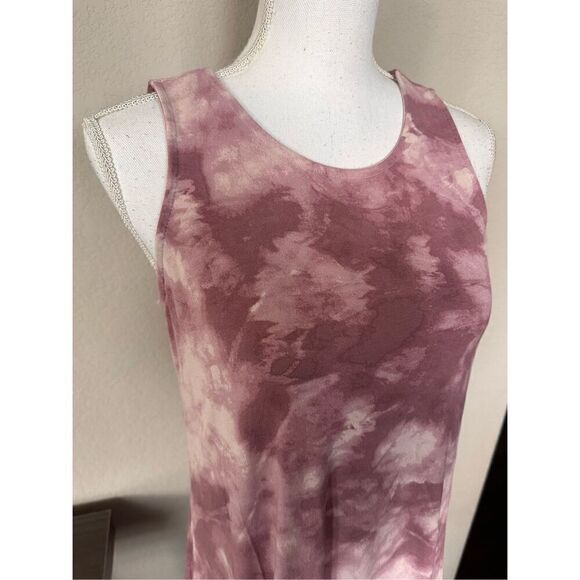 Old navy Plum Tie Dye Tank Top Dress - Picture 3 of 5